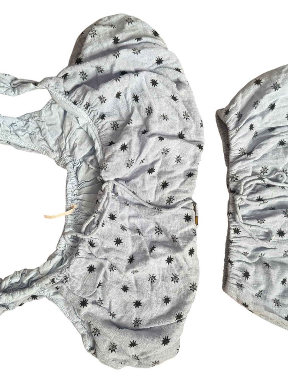 Free People This Love Cotton Light Blue Star Print - Picture 5 of 8
